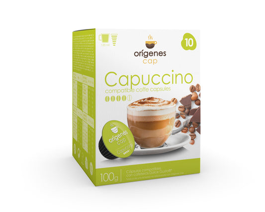 10 cápsulas Cappuccino compatibles con Dolce Gusto