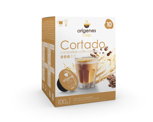 10 cápsulas Cortado compatibles con Dolce Gusto